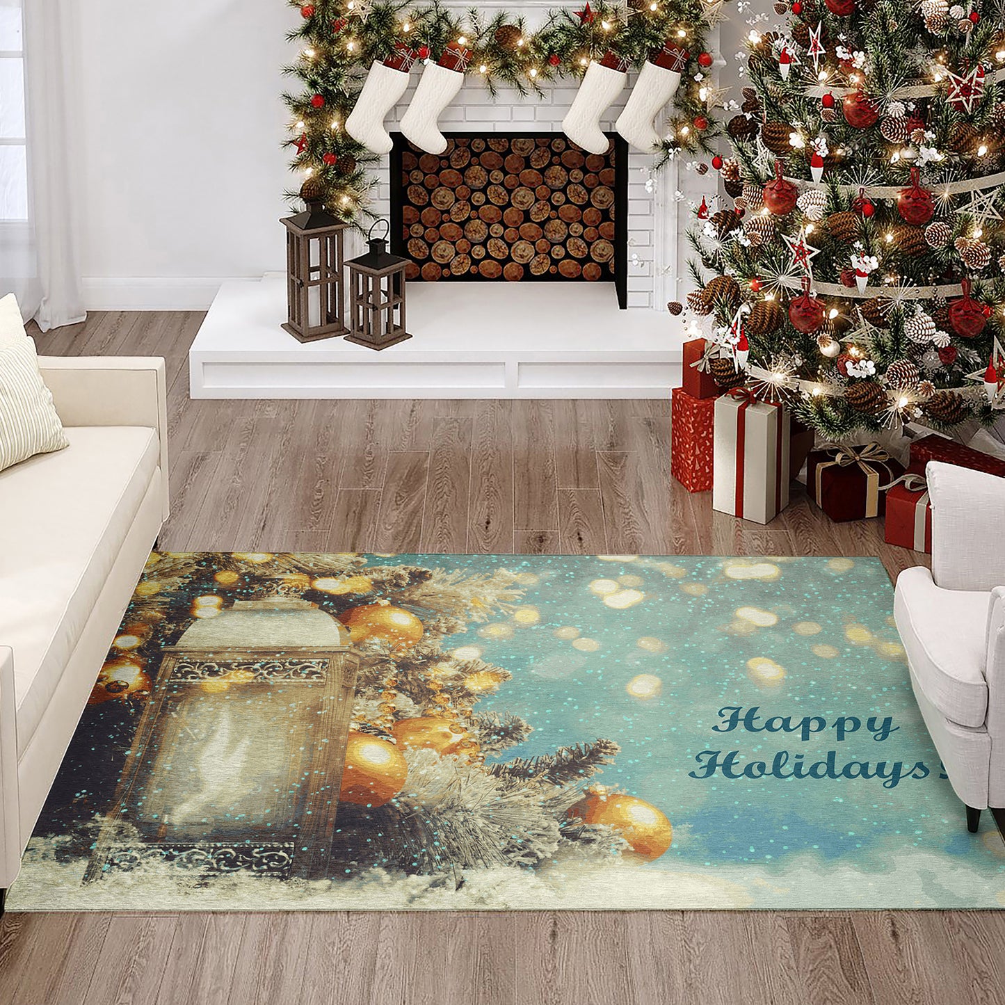 Dalyn Rugs Wonderland  Skydust  Holiday