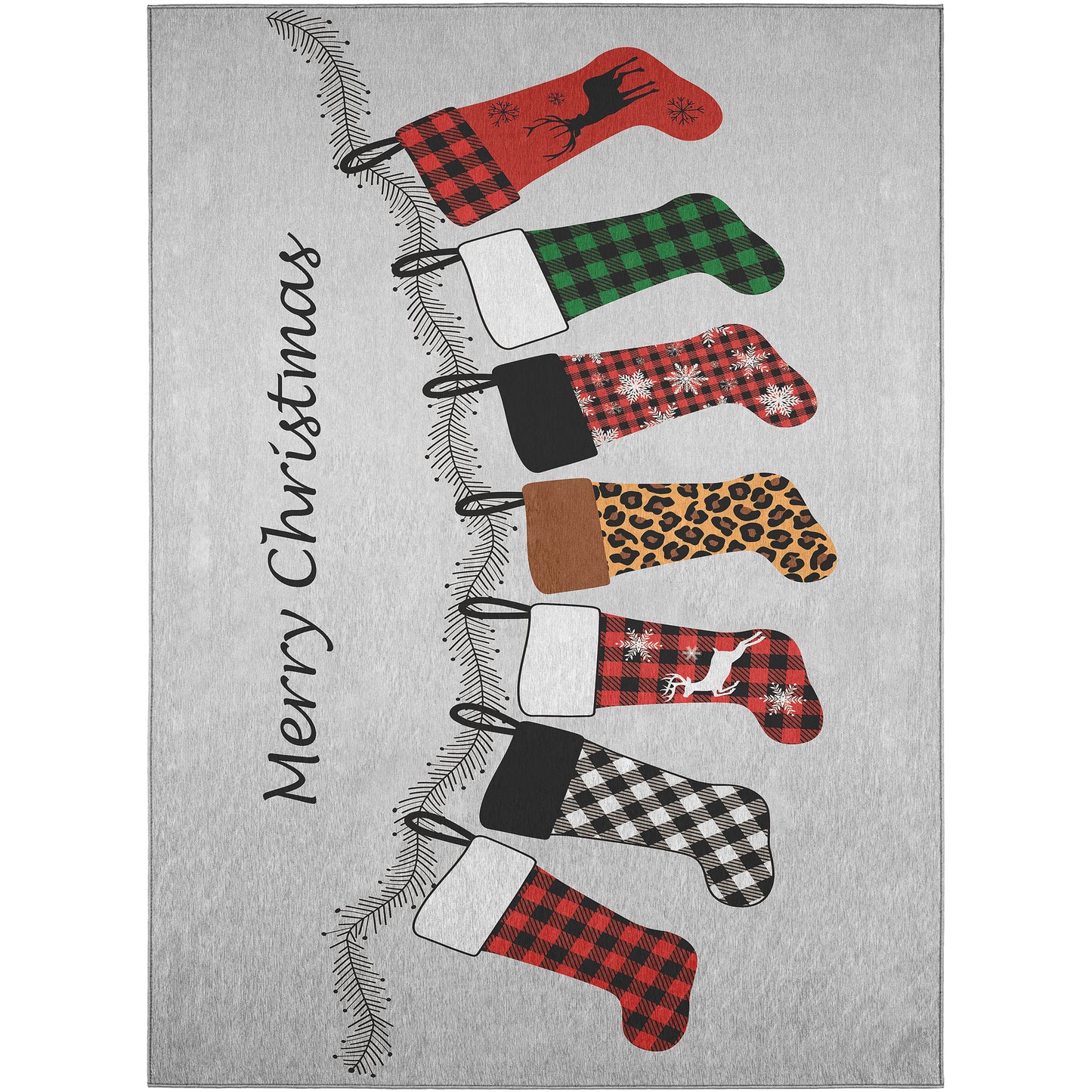 Dalyn Rugs Wonderland  Silver  Holiday