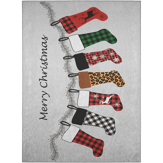 Dalyn Rugs Wonderland  Silver  Holiday