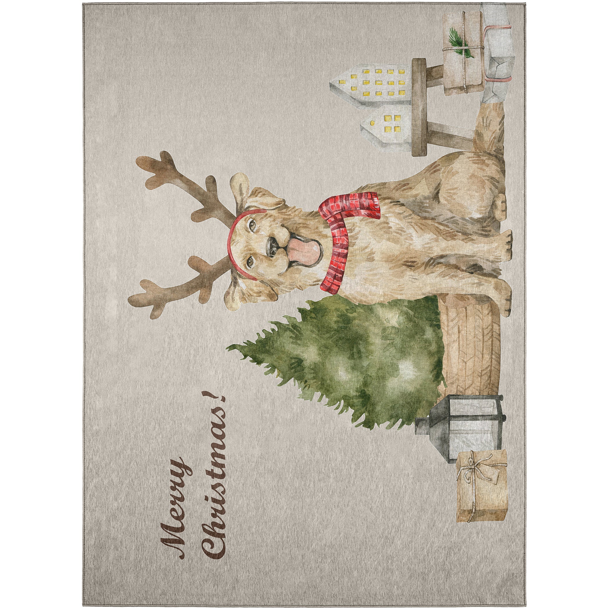 Dalyn Rugs Wonderland WN8 Beige Holiday Machine Made Rug – Atlanta ...