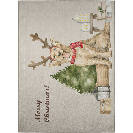 Dalyn Rugs Wonderland  Beige  Holiday