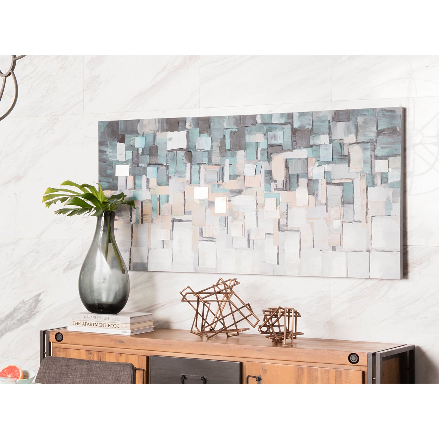 Moes Home Paintings Segments Multicolor  Furniture