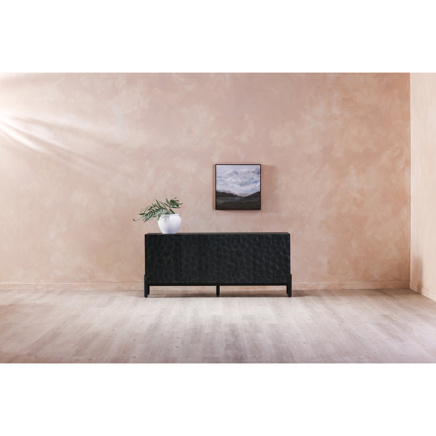 Moes Home Paintings Natural Wood Multicolor  Furniture