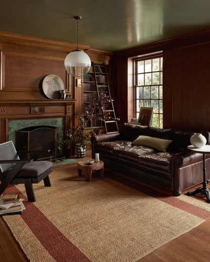 Leanne Ford x Loloi Weatherstaff  Natural Brick Contemporary