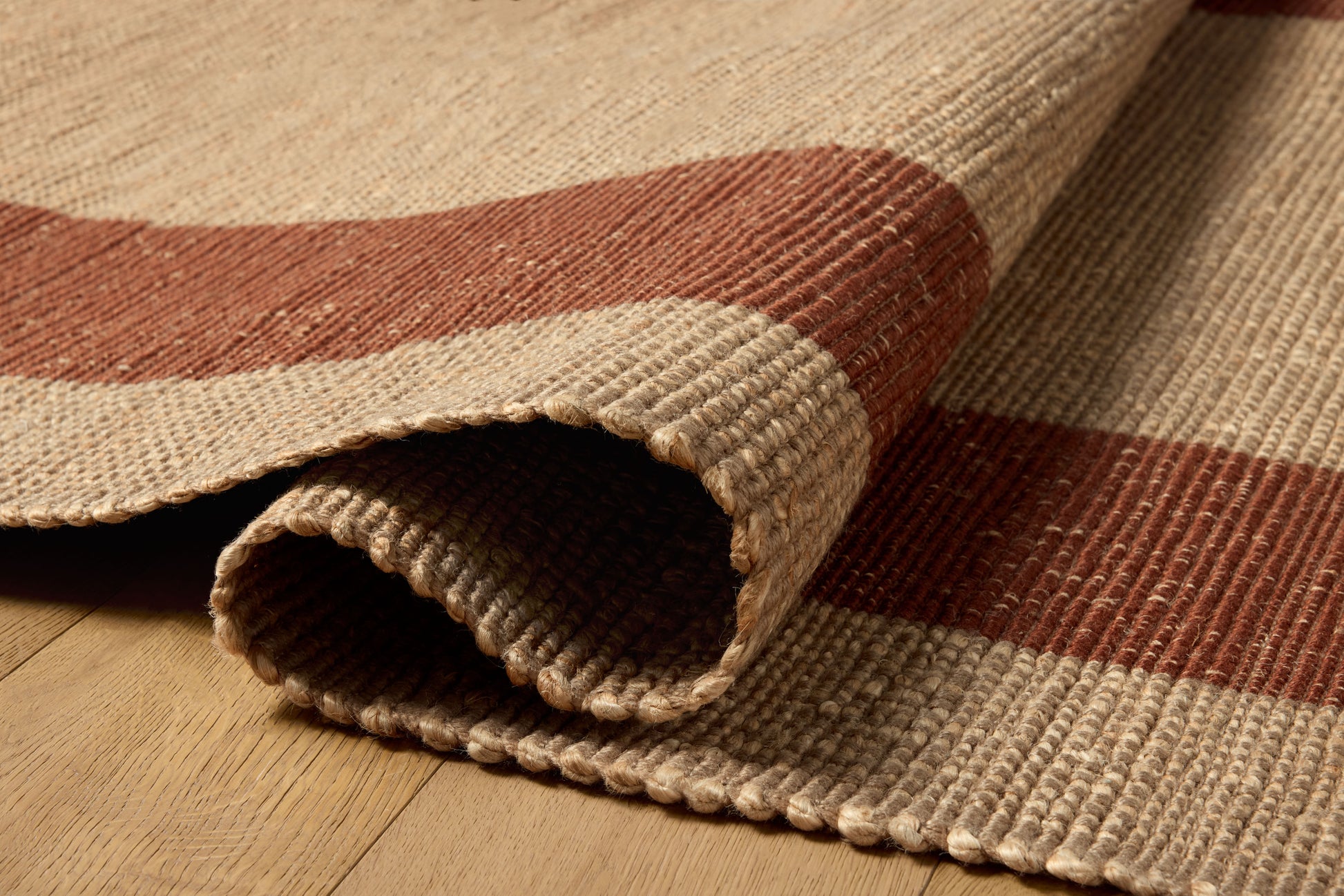 Leanne Ford x Loloi Weatherstaff  Natural Brick Contemporary