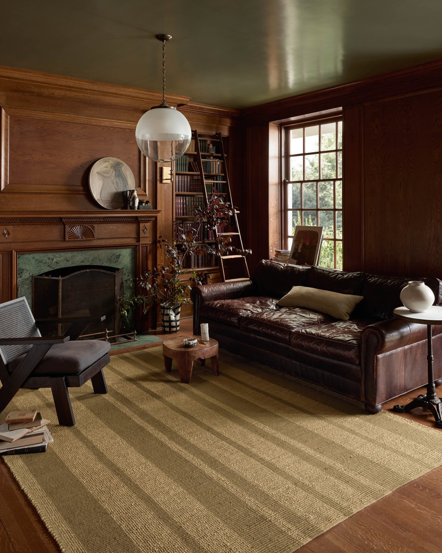 Leanne Ford x Loloi Weatherstaff  Natural Olive Contemporary