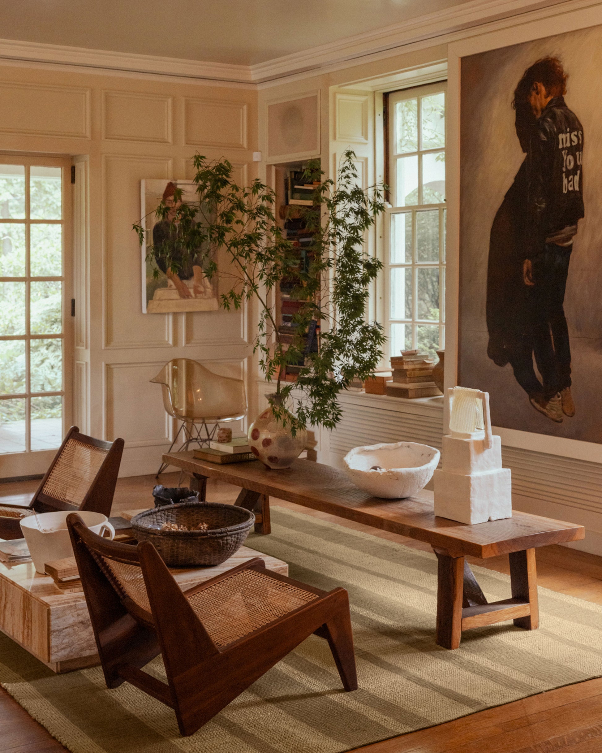 Leanne Ford x Loloi Weatherstaff  Natural Olive Contemporary