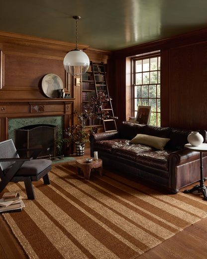 Leanne Ford x Loloi Weatherstaff  Cinnamon Natural Contemporary