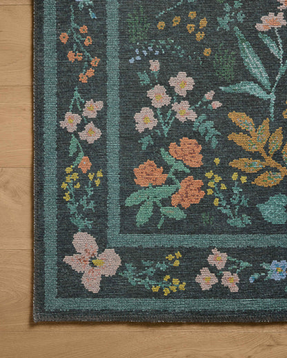 Rifle Paper Co. x Loloi Wildwood  Charcoal  Traditional