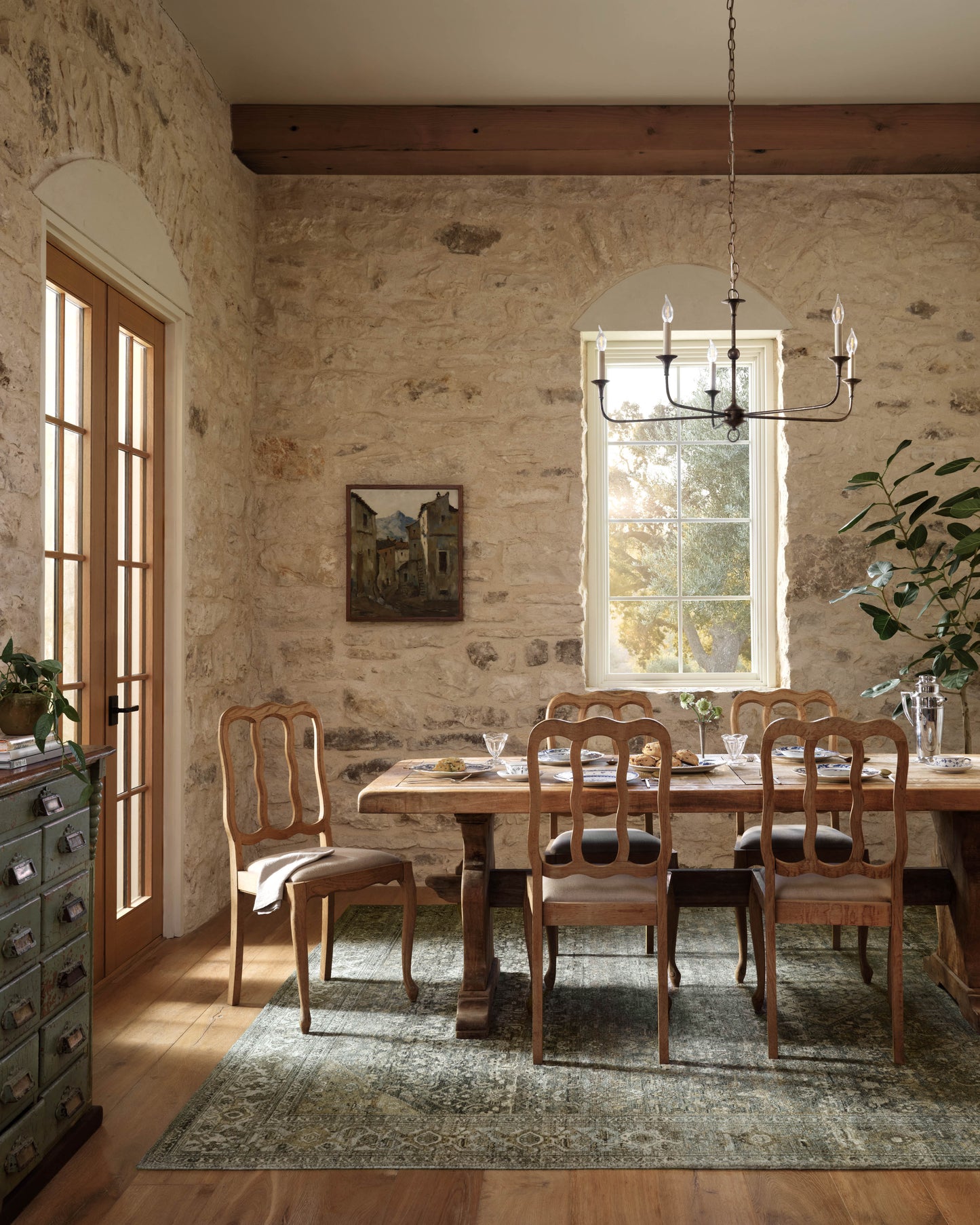 Magnolia Home by Joanna Gaines x Loloi Wimberly  Lagoon Wheat Traditional