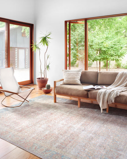 Loloi II Wynter  Red Teal Traditional