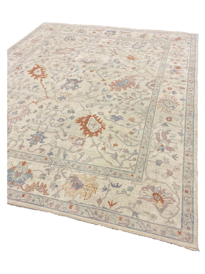 Artisan Julie Beige Traditional Knotted Rug - Rugs - Artisan - Atlanta Designer Rugs