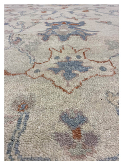 Artisan Julie Beige Traditional Knotted Rug - Rugs - Artisan - Atlanta Designer Rugs