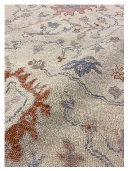 Artisan Julie Beige Traditional Knotted Rug - Rugs - Artisan - Atlanta Designer Rugs