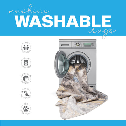 Oriental Weavers Charleston  Blue Rust Traditional