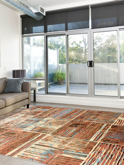 Artisan Melanie Multi Modern Knotted Rug - Rugs - Artisan - Atlanta Designer Rugs