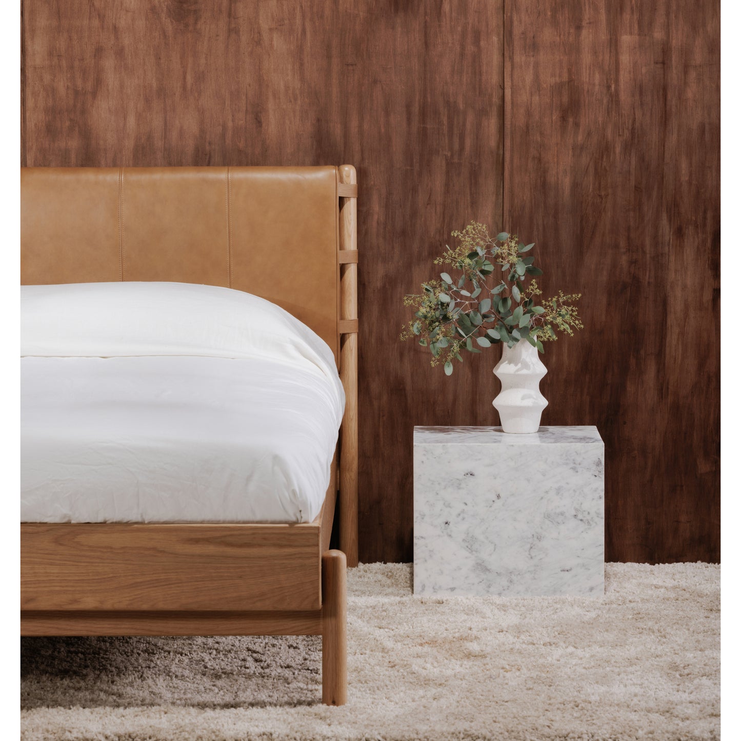 Moes Home Beds Colby Natural Scandinavian Furniture
