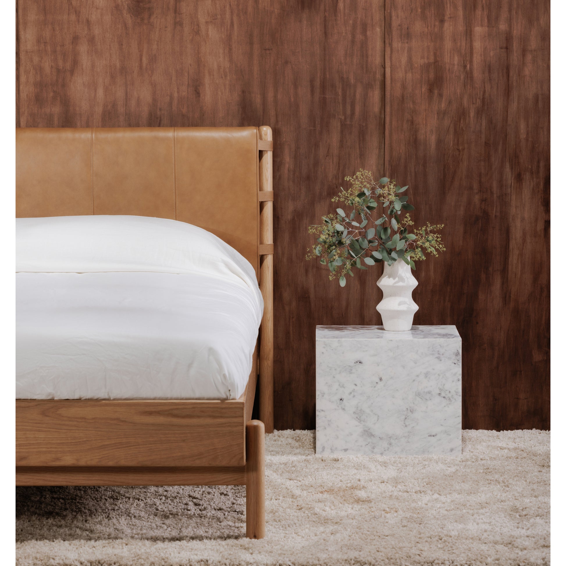 Moes Home Beds Colby Natural Scandinavian Furniture