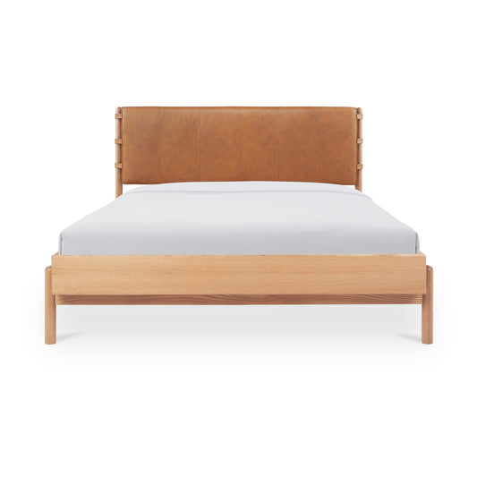 Moes Home Beds Colby Natural Scandinavian Furniture