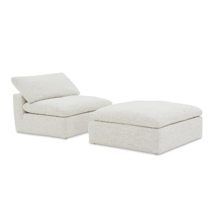 Moes Home Ottomans Clay Grey Scandinavian Furniture