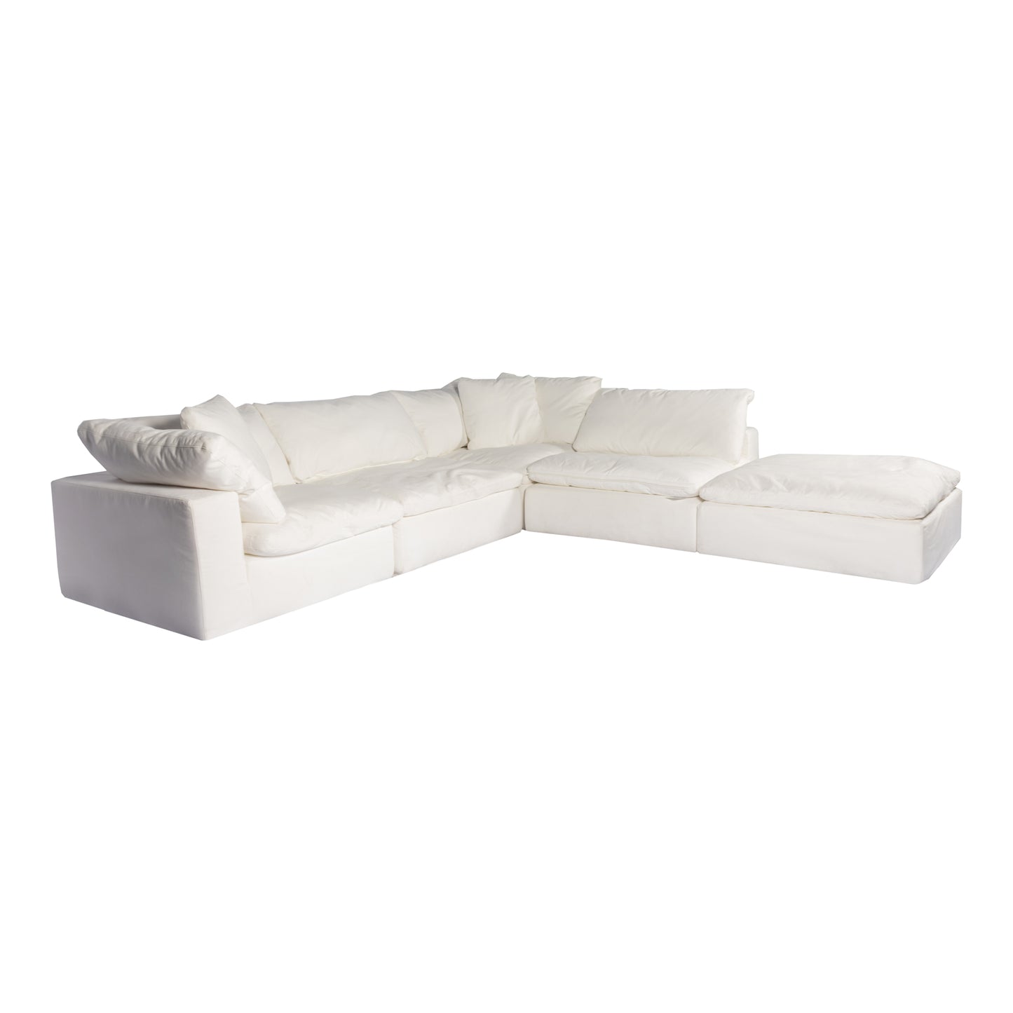 Moes Home Modular Sectionals CLAY White Scandinavian Furniture