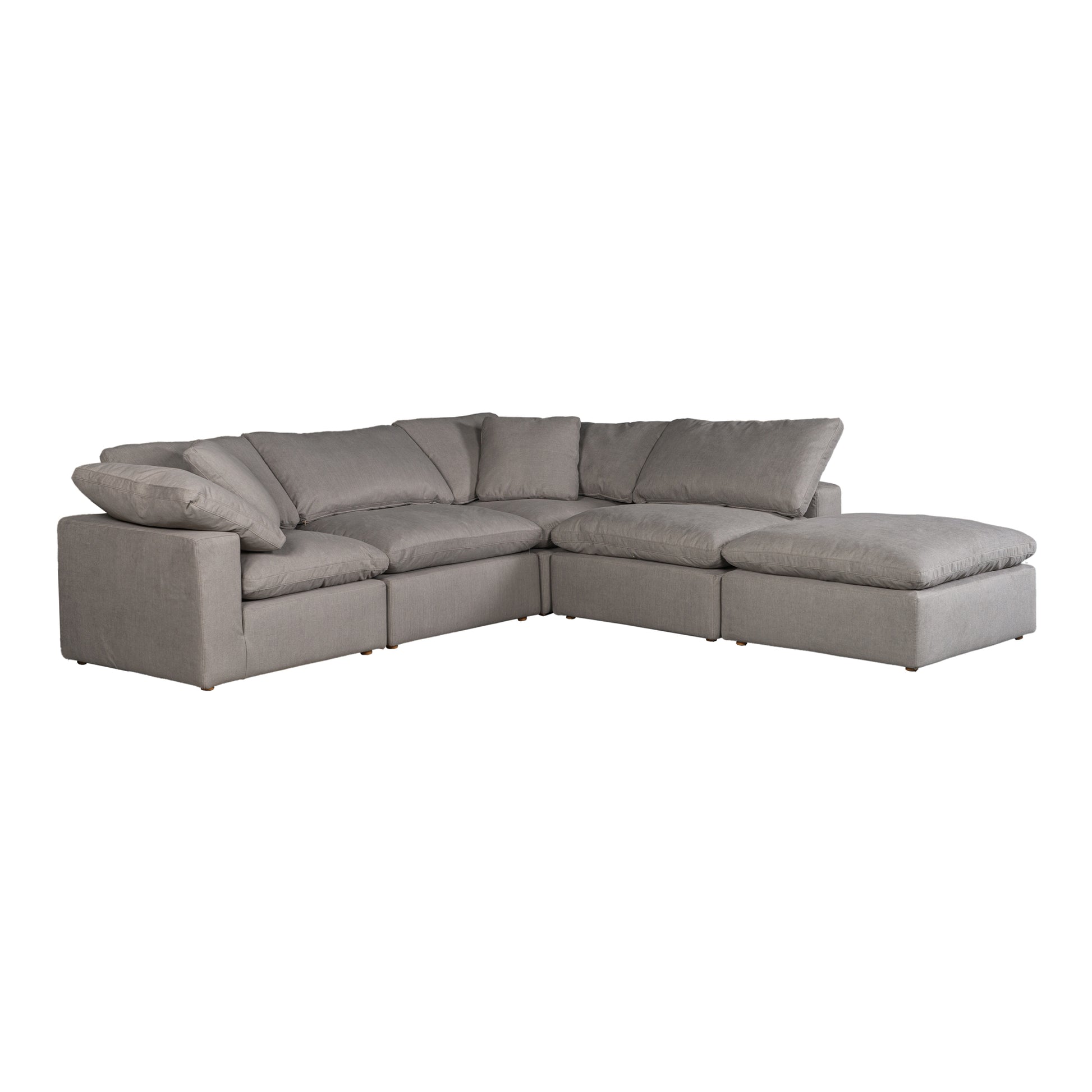Moes Home Modular Sectionals Terra Grey Scandinavian Furniture