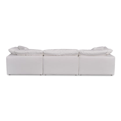 Moes Home Sectionals Clay White Scandinavian Furniture