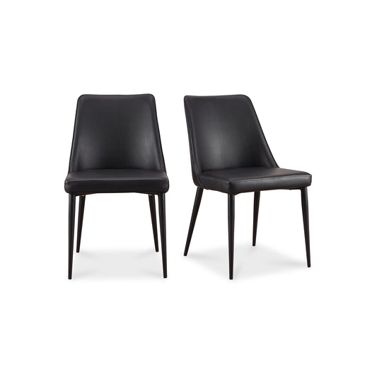 Moes Home Dining Chairs Lula Black Contemporary Furniture
