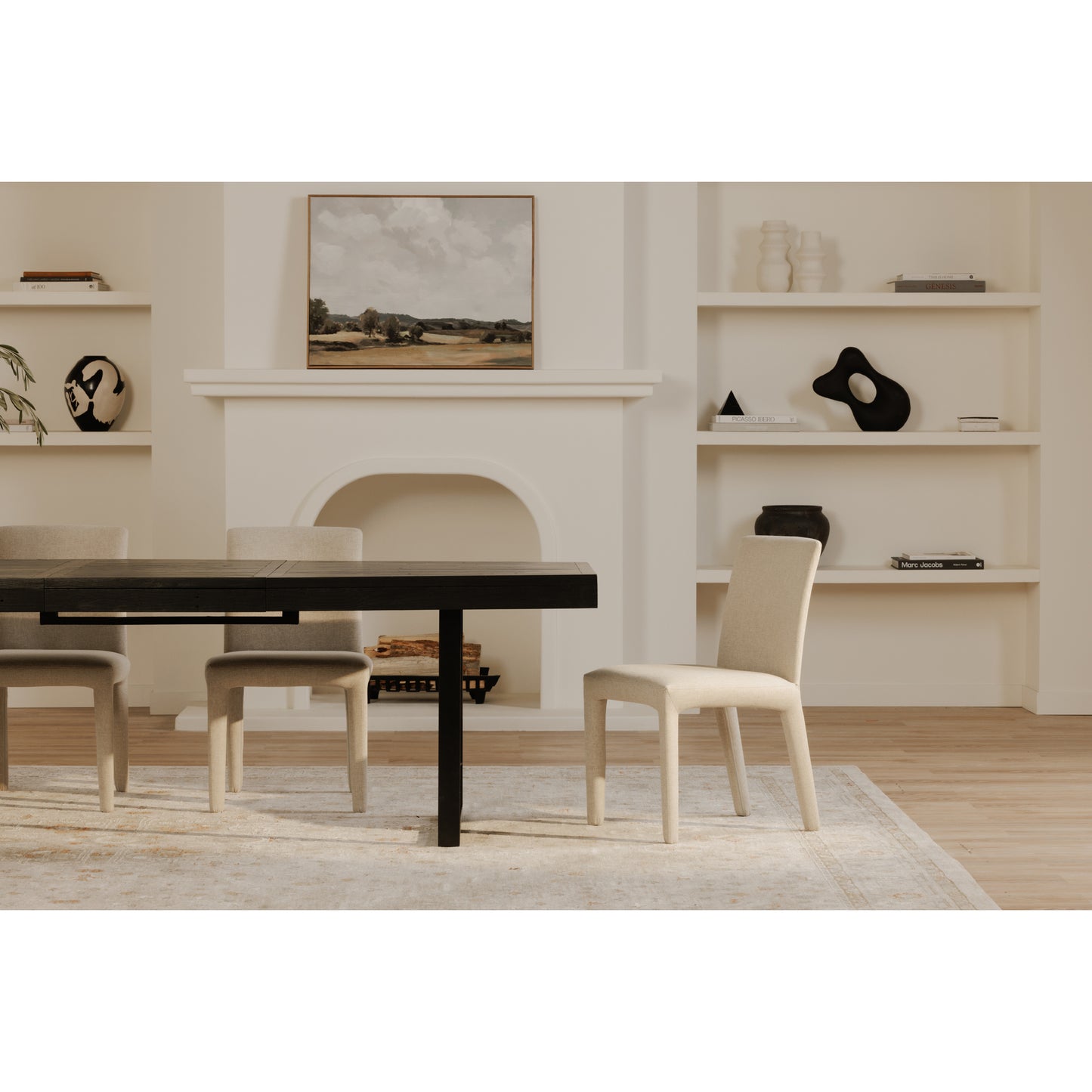 Moes Home Dining Chairs MONTE Beige Contemporary Furniture Rug