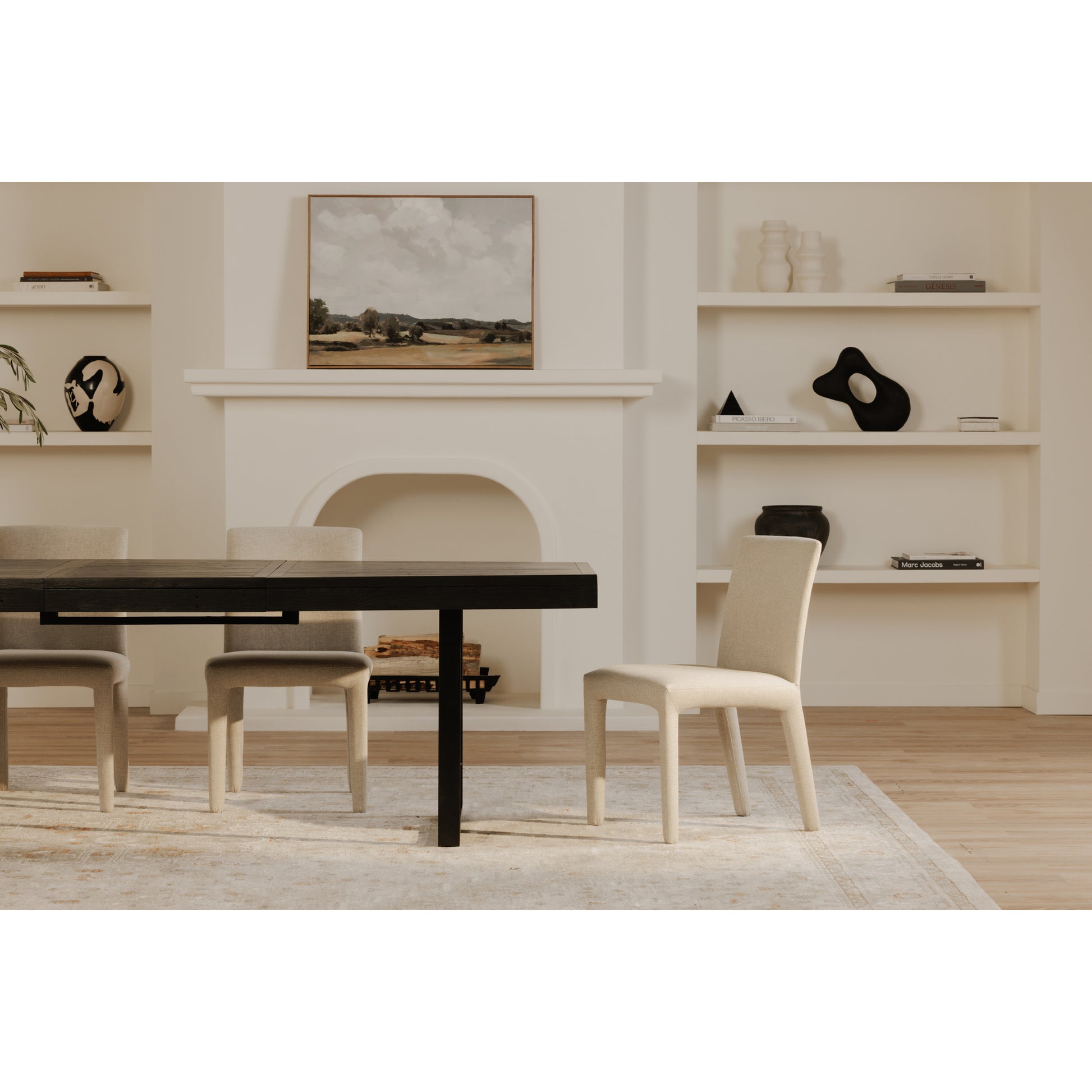 Moes Home Dining Chairs MONTE Beige Contemporary Furniture Rug