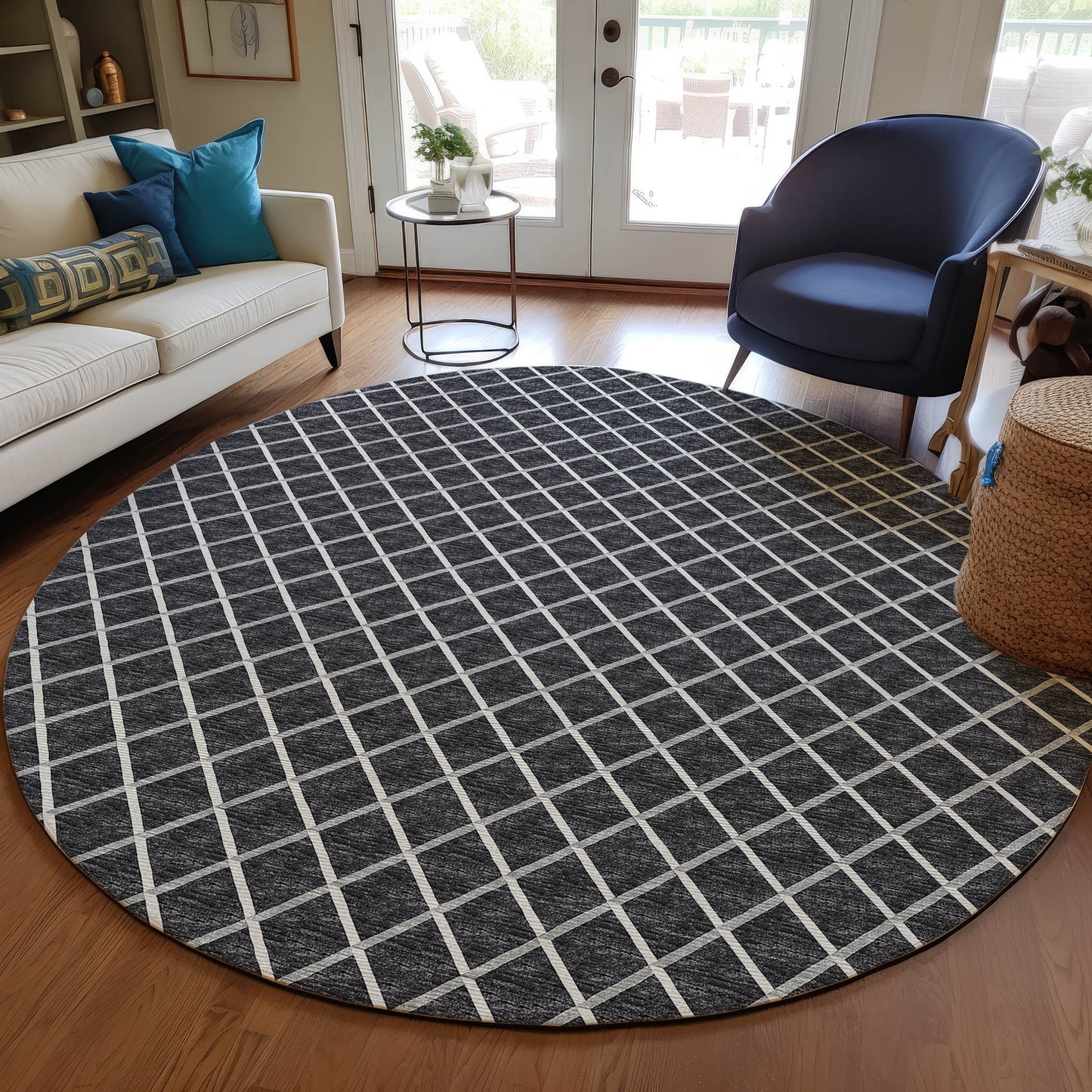 Dalyn Rugs York  Black  Transitional
