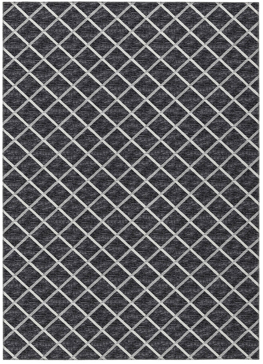 Dalyn Rugs York YO1 Black Transitional Machine Made Rug