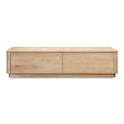 Moes Home Coffee Tables Round Off Natural Scandinavian Furniture