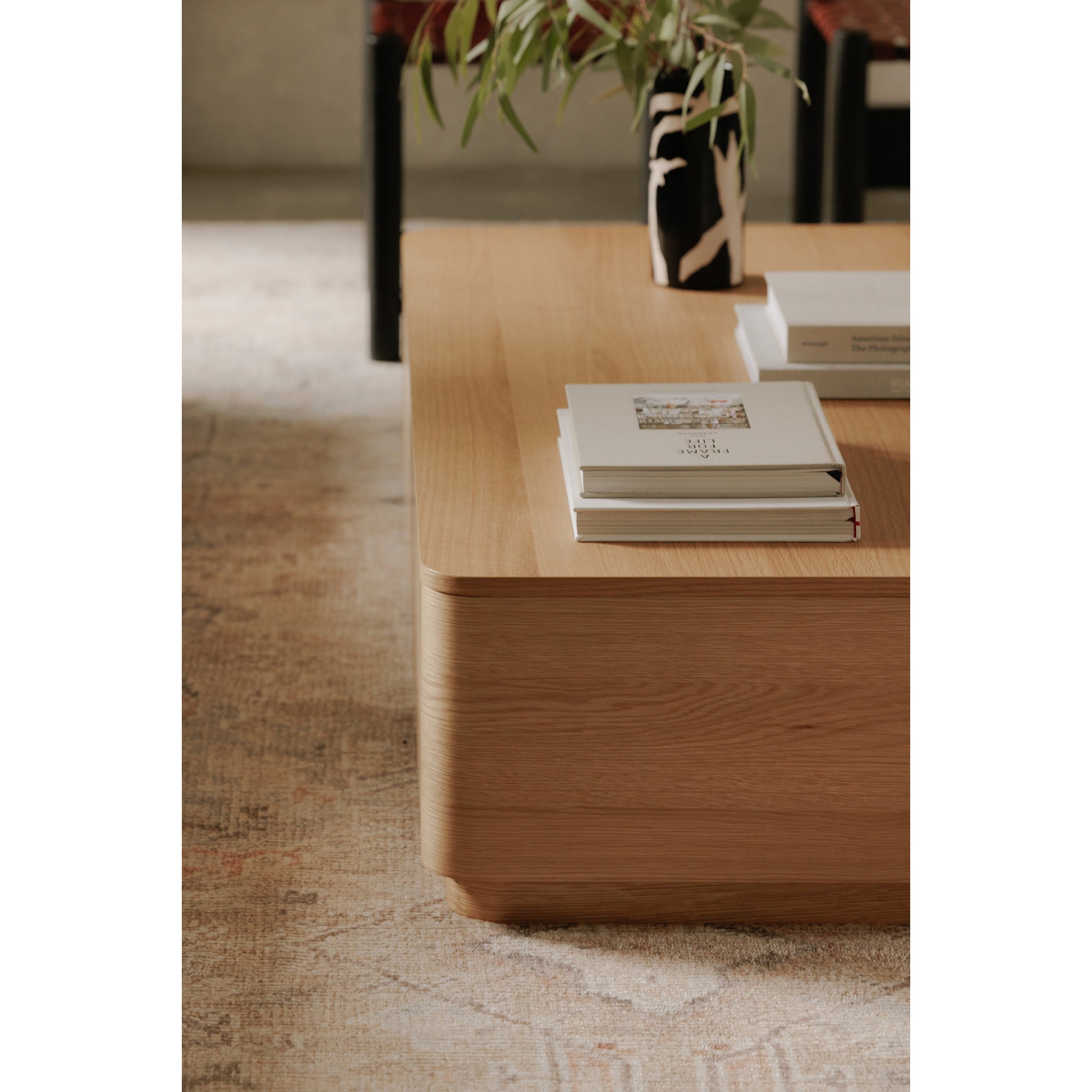 Moes Home Coffee Tables Round Off Natural Scandinavian Furniture
