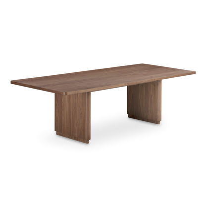 Moes Home Dining Tables Round Off Brown Scandinavian Furniture