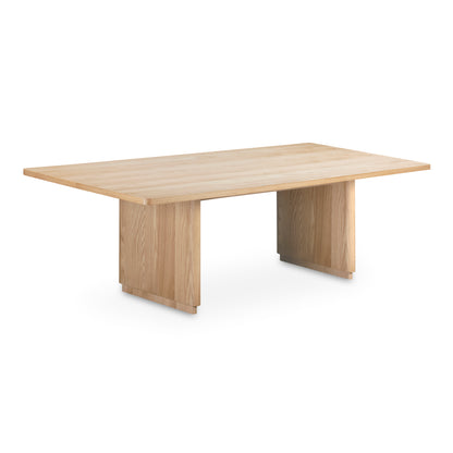 Moes Home Dining Tables Round Off Natural Scandinavian Furniture