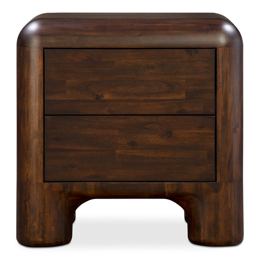Moes Home Nightstands Rowan Brown Mid-Century Modern Furniture