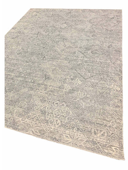 Artisan Zoe Grey Blue Transitional Loom Rug - Rugs - Artisan - Atlanta Designer Rugs