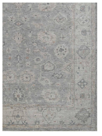 Artisan Julie Grey Beige Transitional Knotted Rug - Rugs - Artisan - Atlanta Designer Rugs