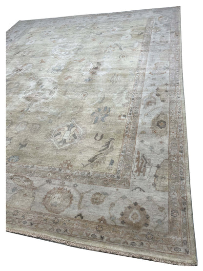 Artisan Julie Gold Beige Transitional Knotted Rugs