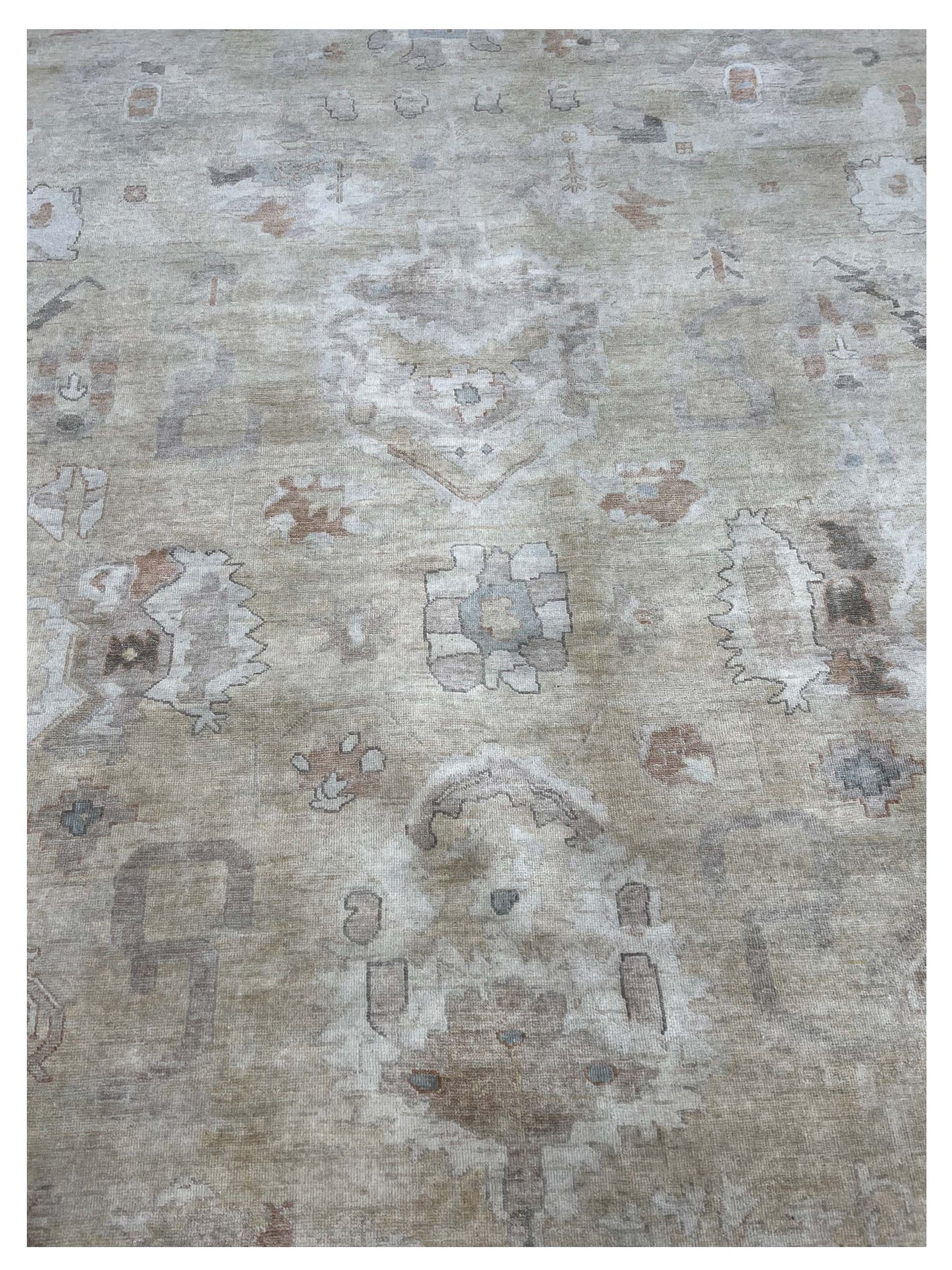 Artisan Julie Gold Beige Transitional Knotted Rugs