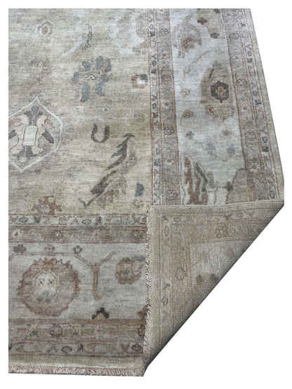 Artisan Julie Gold Beige Transitional Knotted Rugs