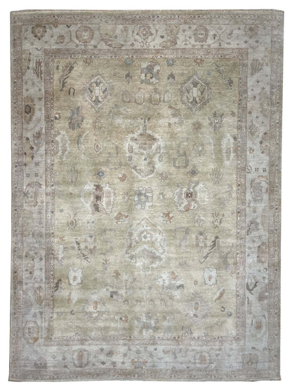 Artisan Julie Gold Beige Transitional Knotted Rugs
