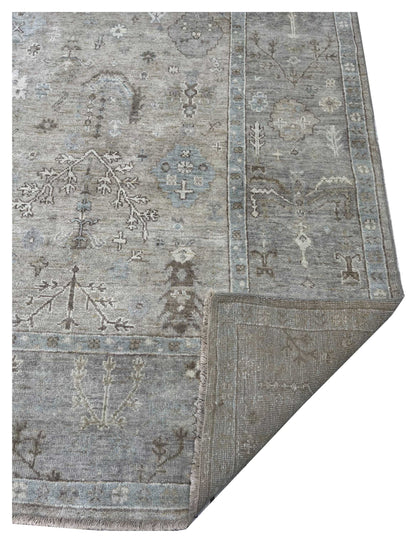 Artisan Julie Beige Sage Green Transitional Knotted Rugs