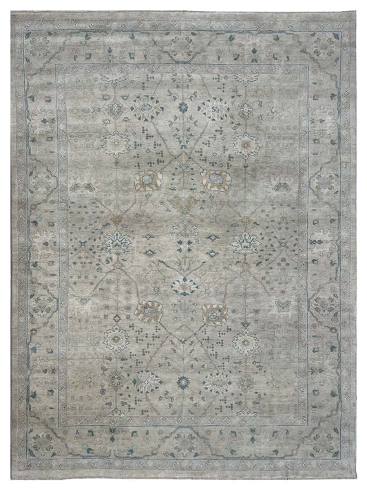Artisan Julie Lime Stone Transitional Knotted Rugs