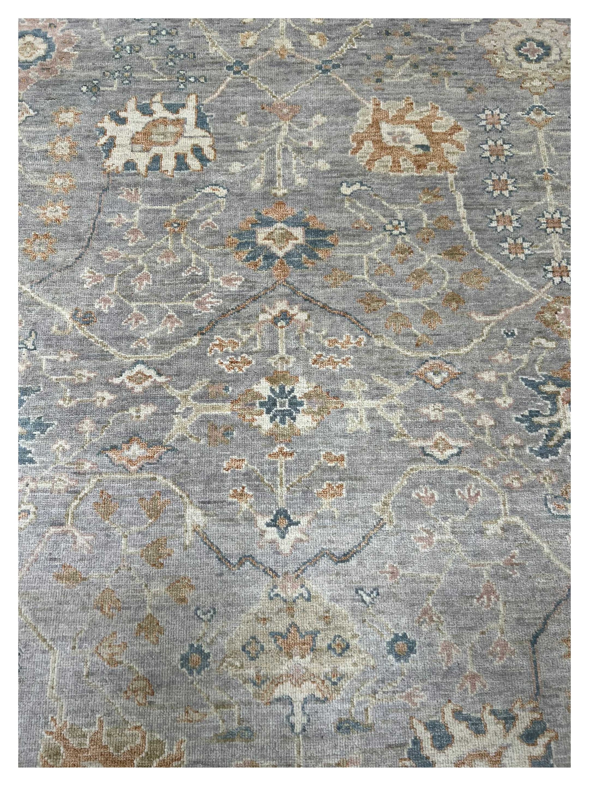 Artisan Julie Sage Green Gold Traditional Knotted Rug - Rugs - Artisan - Atlanta Designer Rugs