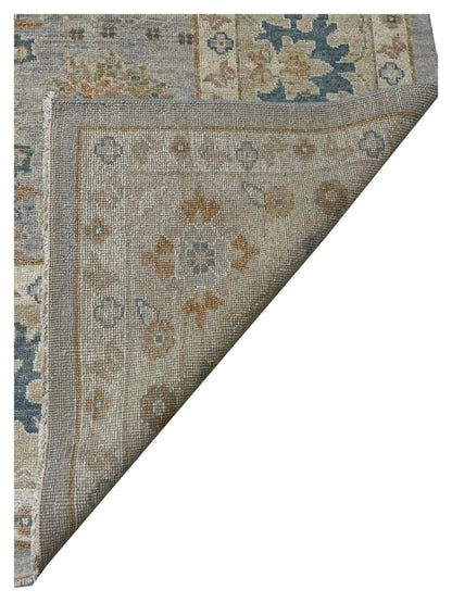 Artisan Julie Sage Green Gold Traditional Knotted Rug - Rugs - Artisan - Atlanta Designer Rugs