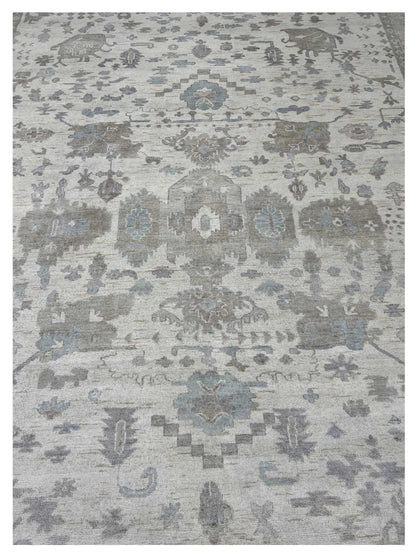 Artisan Julie Ivory Beige Transitional Knotted Rugs