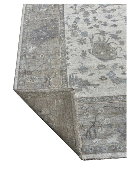 Artisan Julie Ivory Beige Transitional Knotted Rugs
