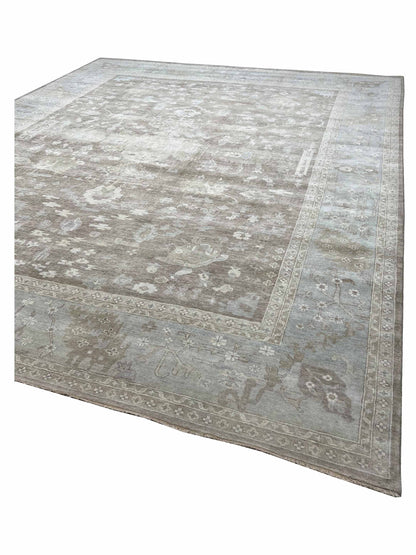Artisan Julie Slate Grey Transitional Knotted Rugs